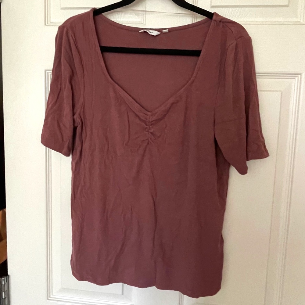 BUNDLE: Reitmans Sweetheart Short Sleeve Ribbed Top